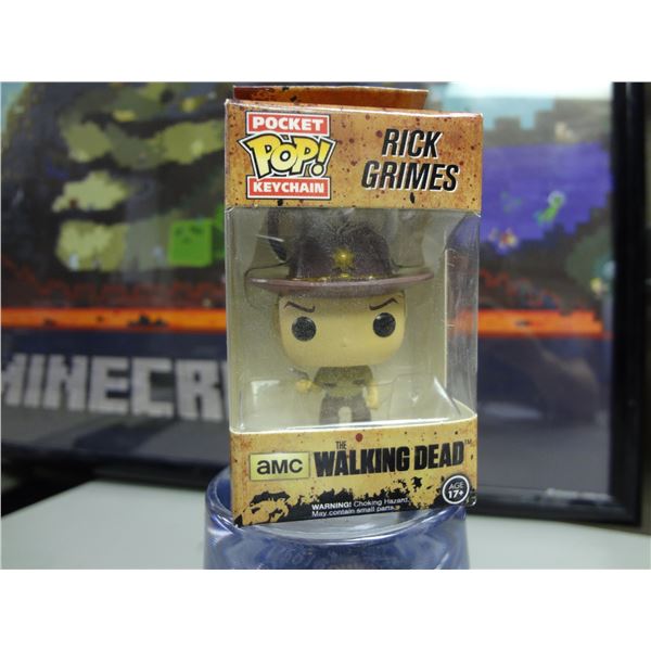 Rick Grimes Pop Keychain
