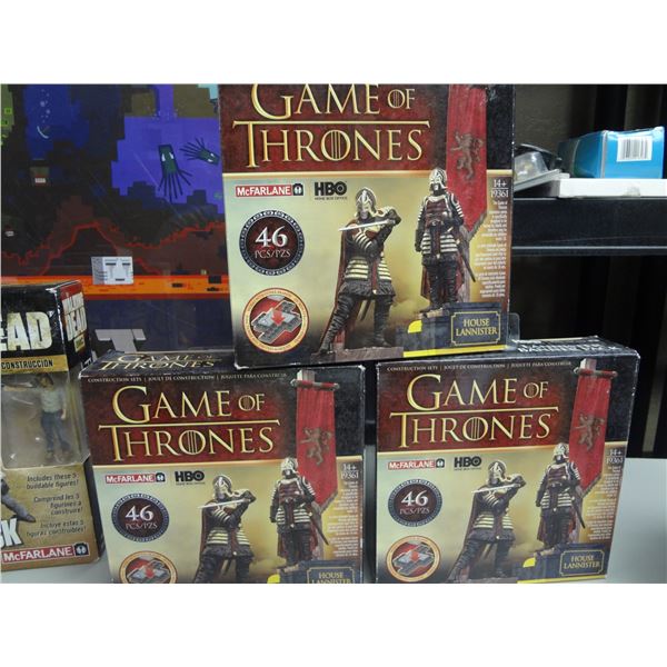 3x House Lanister banner packs