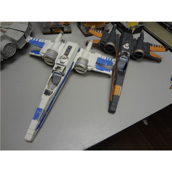 Pair of Hasbro X-wing fighters