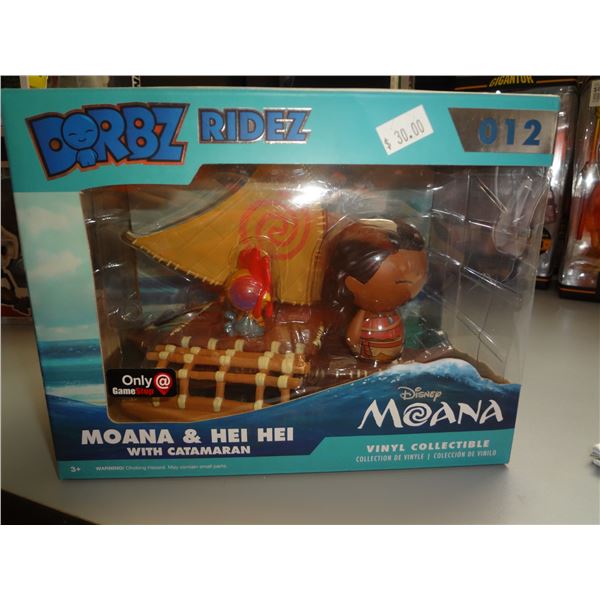 Moana & HeiHei on Catamaran