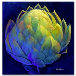 "Green Heart" Limited Edition Giclee on Canvas by Simon Bull, Numbered and Signe