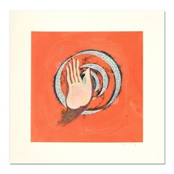 Lu Hong "Mudra Abhaya, No Regret" Hand Signed Limited Edition Giclee with Letter