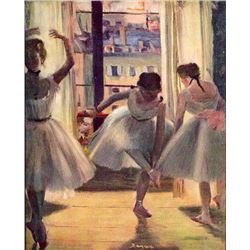 Edgar Degas - Three Dancers In A Practice Room