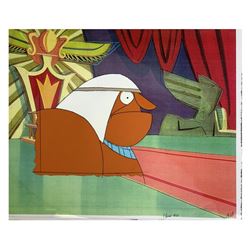 Original Production Cel from the Animated Classic, "The Pink Panther", with Lett