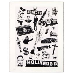 Padhia Avocado, "False Idols I: Plastic Jesus" Limited Edition Silkscreen, Numbe