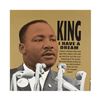 Image 1 : Steve Kaufman (1960-2010), "MLK" Limited Edition Hand Pulled Silkscreen on Canva