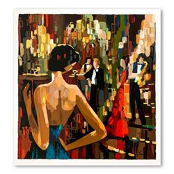 Nelly Panto, "Cocktail" Hand Signed Limited Edition Serigraph on Paper with Lett