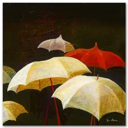 "Talk of the Town" Limited Edition Giclee on Canvas by Simon Bull, Numbered and