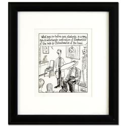 Bizarro! "Med School" is a Framed Original Pen & Ink Drawing by Dan Piraro, Hand