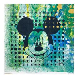 Gail Rodgers, "Mickey Mouse" Hand Signed Original Hand Pulled Silkscreen Mixed M
