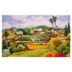 Zina Roitman, "Provence" Hand Signed Limited Edition Serigraph with Letter of Au