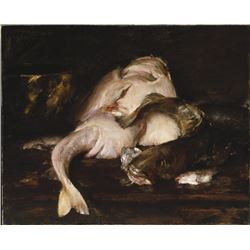 William Merritt Chase - Still Life with Fish