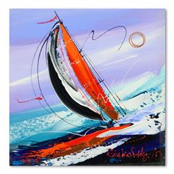 Natalia Sinkovsky, Original Acrylic Painting on Canvas, Hand Signed with Letter