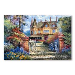 Anatoly Metlan, "Castle in the Woods" Limited Edition Lithograph, Numbered and H