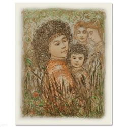 "Pharaoh's Daughter with Moses in Bulrushes" Limited Edition Lithograph by Edna