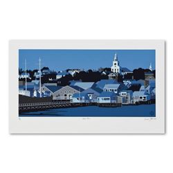 Armond Fields (1930-2008), "Harbor Dawn" Limited Edition Hand Pulled Original Se