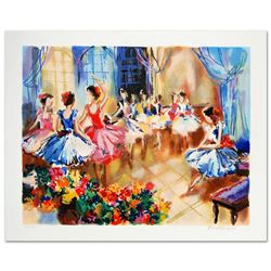 "Ballet Studio" Limited Edition Serigraph by Michael Rozenvain, Hand Signed with