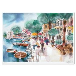 Shmuel Katz (1926-2010), "On the Shore of the Kineret " Hand Signed Limited Edit