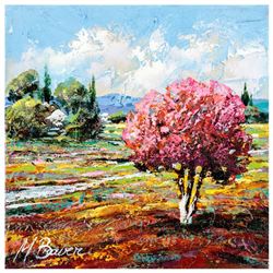 Mark Braver, "Winter Storm" Original Oil Painting on Canvas, Hand Signed with Le