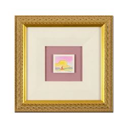 Peter Max, "Sailboat on the Horizon" Framed Limited Edition Lithograph, Numbered