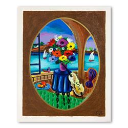 Shlomo Alter, Hand Signed Limited Edition Serigraph on Paper with Letter of Auth