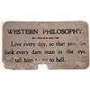Image 2 : Owl Liquor Company Business Card Eureka Nevada  [128315]