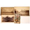 Image 1 : Harrison Avenue, Leadville. Three Different Early Photographic Views, c1880s, & Trade Card  [131072]