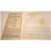 Image 1 : Two Colorado Broadsides from Leadville, 1888-1893  [131022]
