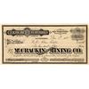 Image 1 : McCrackin Consolidated Mining Company Stock Certificate  [129851]
