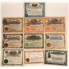 Image 1 : Ten Arizona Mining Stocks Including Two from Bisbee and a Silver King   [129503]