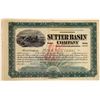 Image 1 : Sutter Basin Company Stock, Rare Issued, 1913  [129485]