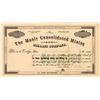 Image 1 : Manly Consolidated Mining & Milling Co. Stock Certificate  [129856]