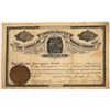 Image 1 : Cadillac Consolidated Mining Stock, Rare Leadville, 1881  [131531]