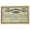 Image 1 : Maginnis Mining Company Stock Signed by Montana Governor  [129602]