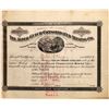 Image 1 : Alder Gulch Consolidated Mining Co. Stock Certificate -- Number 1 -- Montana Pioneers  [129626]