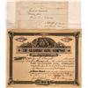 Image 1 : Montana Coal Mining Stock Certificate Pair  [129625]