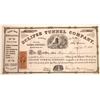 Image 1 : Eclipse Tunnel Company Territorial Stock Certificate  [113973]
