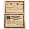 Image 1 : Two Early Oil Stocks, 1887 and 1891 from Kentucky and Ohio  [128740]