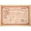 Image 1 : Montana Union Railway Company Stock with Jay Gould Connection  [123912]