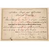 Image 1 : Northern Pacific and Montana Railroad Company Stock - signed by Robert Harris, president  [123917]