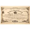 Image 1 : 1883 Turnpike Company Stock Certificate  [127370]