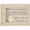 Image 1 : Peterborough North Cotton Factory Stock Certificate [127356]