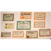 Image 1 : Western Securities Firms Stock Certificate Group  [113908]