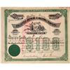 Image 1 : Kalispell Malting & Brewing Company Certificate, Early number 5 issued to president, 1896  [123856]