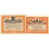 Image 1 : Pettijohn Pure Products Stock Certificates (2)  [127355]