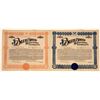 Image 1 : Blue Bird Manufacturing Company Stock Certificates (2)  [127745]