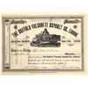 Image 1 : The Buffalo Vulcanite Asphalt Co. Stock Certificate  [128959]