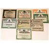 Image 1 : Eight Laundry Company Stock Certificates  [127381]