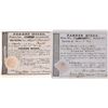 Image 1 : Parker (Iron)  Mills Stock Certificates from 1848 & 1857 (2)  [127690]