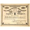 Image 1 : Edison Electric Light Company Stock Certificate  [127453]